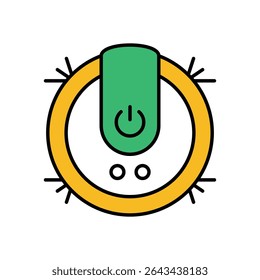 Smart Vacuum Icon vector stock illustration