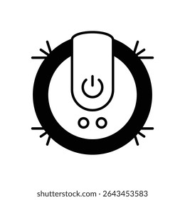 Smart Vacuum Icon, Vektorgrafik