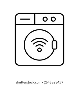 Ícone de vácuo inteligente ilustração de estoque de vetor