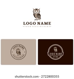 Smart vector emblem for consultants or academics.