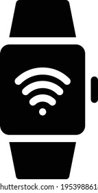 smart vector glyph flat icon
