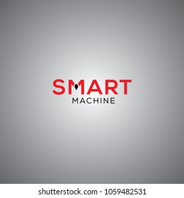 Smart vector logo. M letter business logo