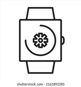 Smart wacth vector icon design. EPS 10.