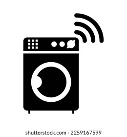 Symbol für intelligente Waschmaschine im Dualtone-Stil