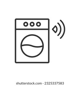 smart washing machine icon sign symbol