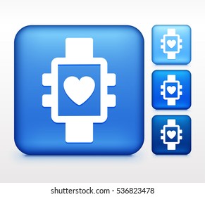 Smart Watch Colorful Square Button