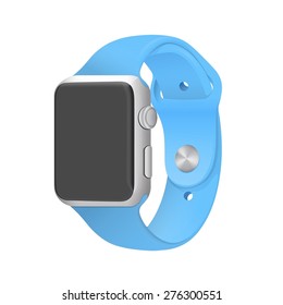Smart Watch Concept Realistic Illustration