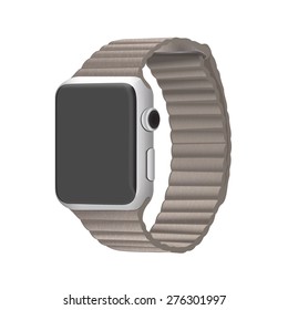 Smart Watch Concept Realistic Illustration.