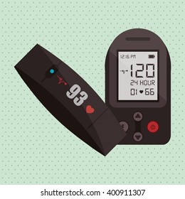 smart watch design, vector illustration