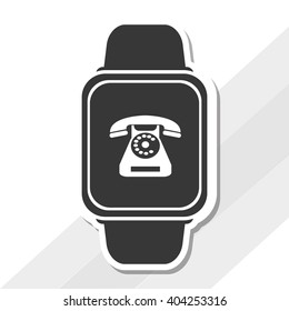 smart watch design, vector illustration