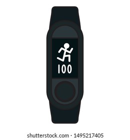 Smart watch design, Wearable technology media gadget application multimedia and wireless theme Vector illustration
