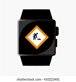 smart watch design in white backdrop