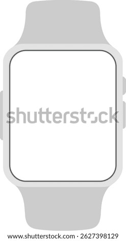 Smart watch with different patterned straps and dial button in Smart Device Outline icon. Collection of smartwatch gadgets for time icons set. Apple watch, fitbit, Samsung galaxy