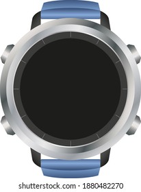 Smart watch display - front view