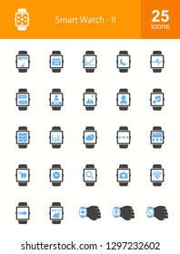 Smart Watch Filled Icons