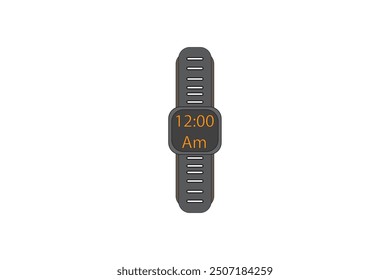 Smart Watch Flat Vector illustration for mockup graphics designs.