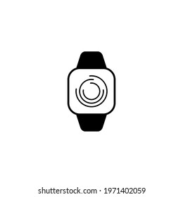 Smart Watch Flat Vector. Linear Smart Watc