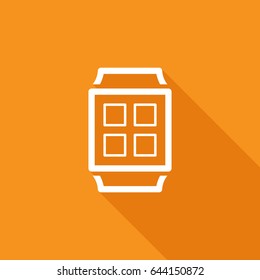 Smart watch gadget line vector icon