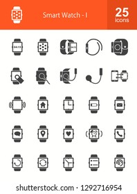 Smart Watch Glyph Icons
