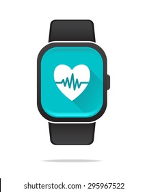 Smart Watch Heart Rate Icon