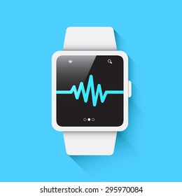 Smart Watch Heart Rate Icon