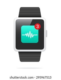 Smart Watch Heart Rate Notification Icon