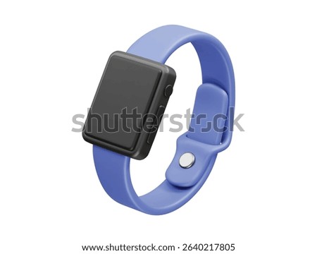 Smart Watch icon 3d rendering illustration	