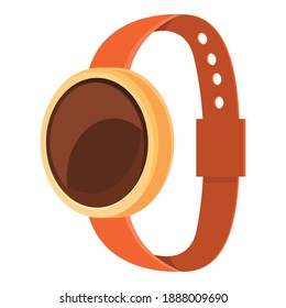 Smart watch icon. Cartoon of smart watch vector icon for web design isolated on white background