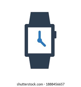  smart watch icon - clock time icon