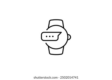 Smart watch icon design vector illustration.