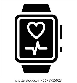 Smart Watch Icon Element For Design