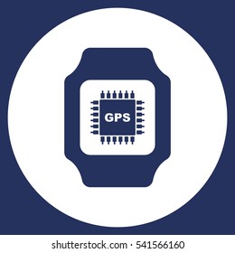 smart watch Icon flat design style
