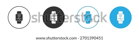 Smart watch icon. Graphic icon design template