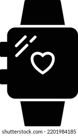 Icono de reloj inteligente, logotipo o símbolo