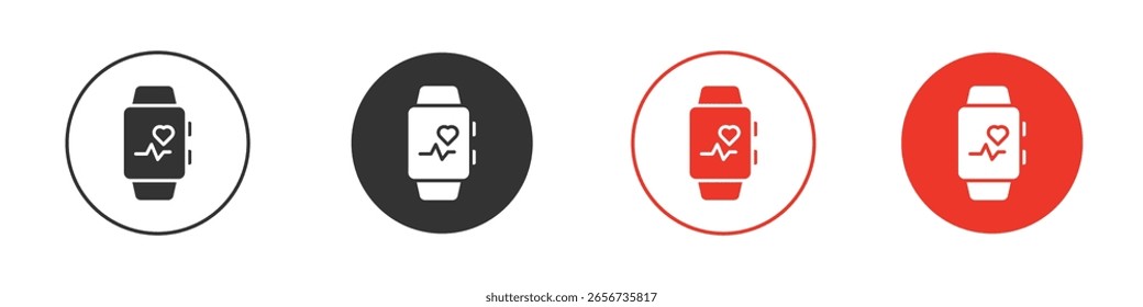Smartwatch-Symbol für Logo, Vektorzeichen-Symbol für Design