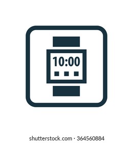 smart watch icon, on white background