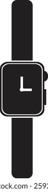 Smart Watch icon outline style vector