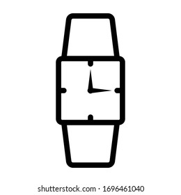 Diseño vectorial de esquema de icono Smart Watch