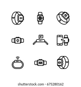 Smart Watch Icon Set