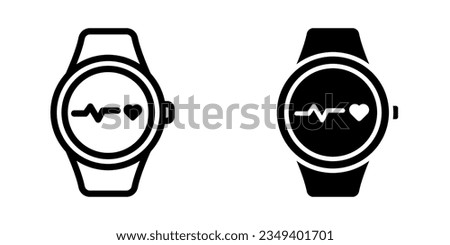 Smart Watch icon. sign for mobile concept and web design. vector illustration