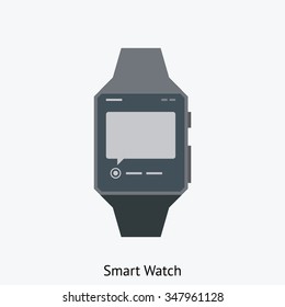 Smart Watch icon suitable for info graphics, websites and print media and  interfaces. Color vector icon.