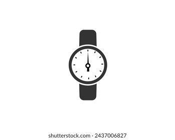 Smart watch icon symbol flat style vector design.