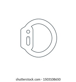 Smart watch icon. Timer symbol