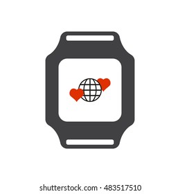 smart watch Icon vector