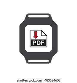 smart watch Icon vector