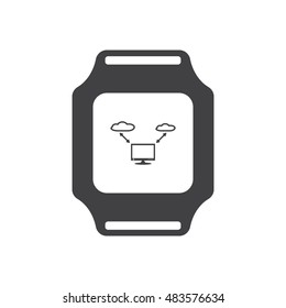 smart watch Icon vector