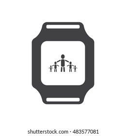 smart watch Icon vector