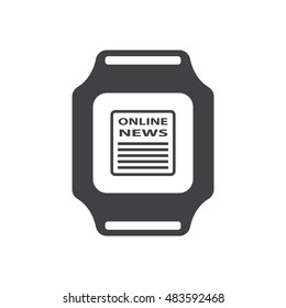 smart watch Icon vector