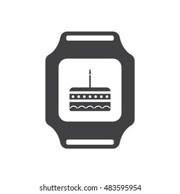 smart watch Icon vector