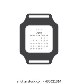 smart watch Icon vector